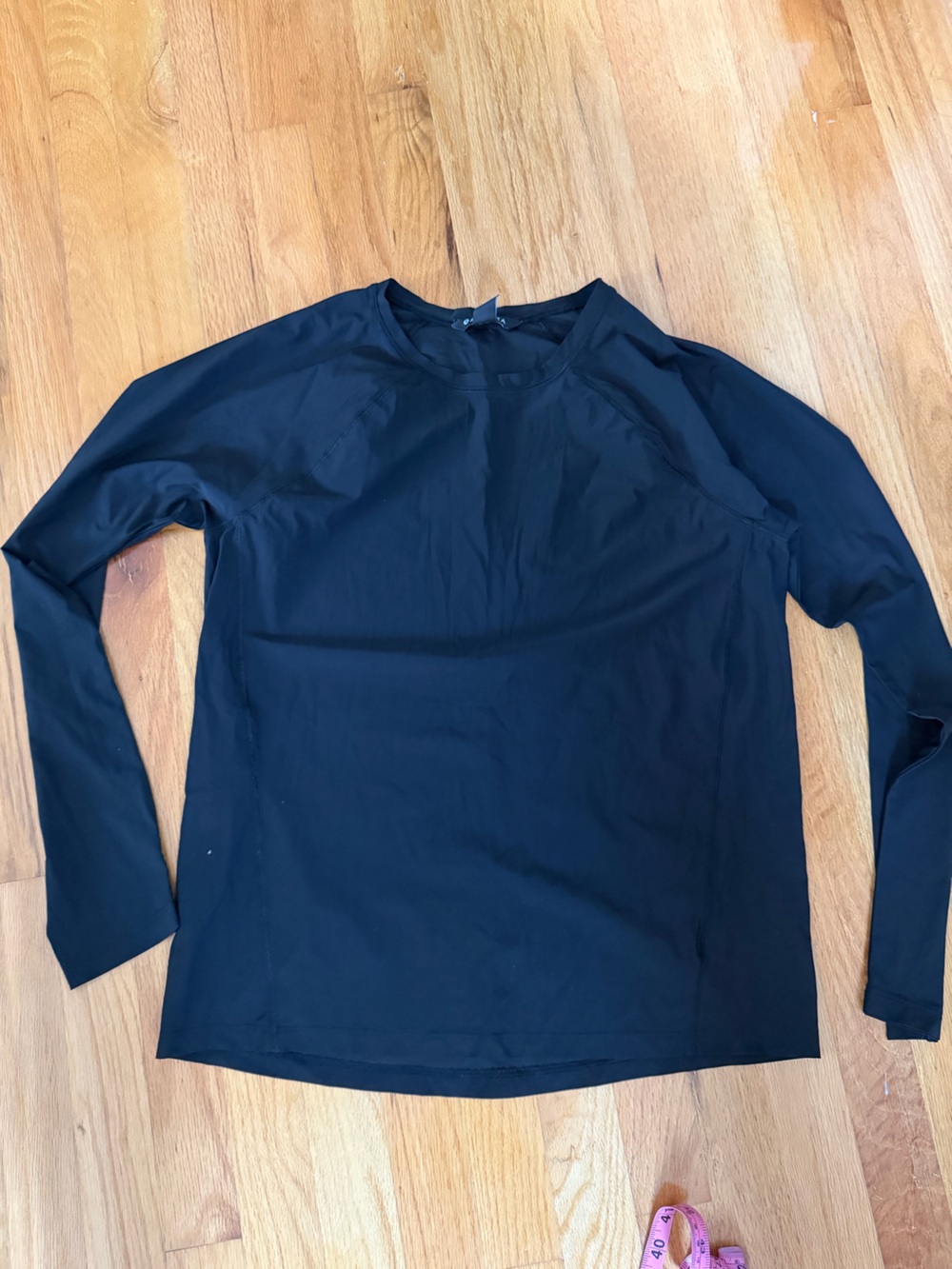 Athleta Black Long Sleeve Top